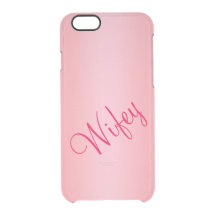 Rose Gold Wifey iPhone 6/6s Case