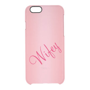 Rose Gold Wifey iPhone 6/6s Case