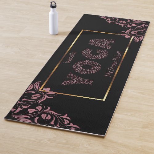 Rose Gold _ Yoga My Stress Relief Yoga Mat