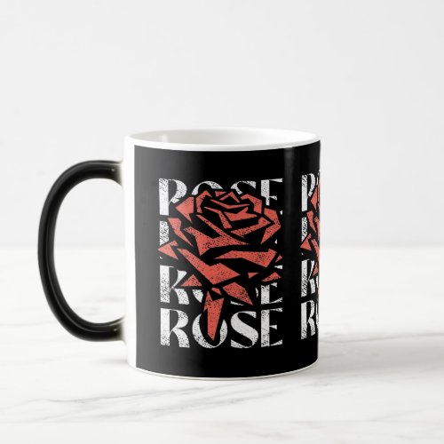 Rose Gothic Love | Romantic Heart Coffee Color Morph Mug