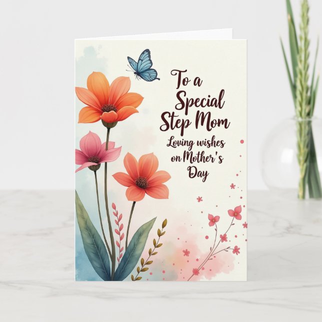 Rose Gradient Mothers Day Card (Front)