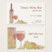 Rose Grape Wine Template (Front & Back)