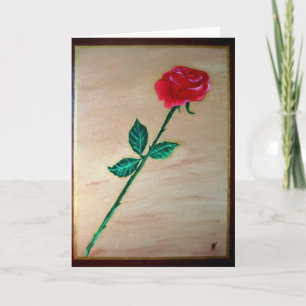 Rose - GreetingCard Card
