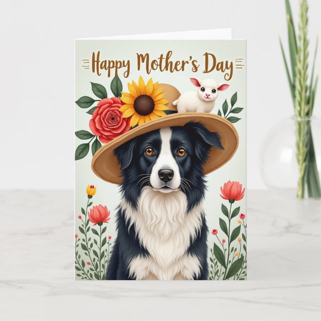 Rose Hat Mothers Day Card (Front)