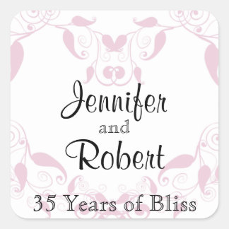 Rose Heart Floral Envelope Seal