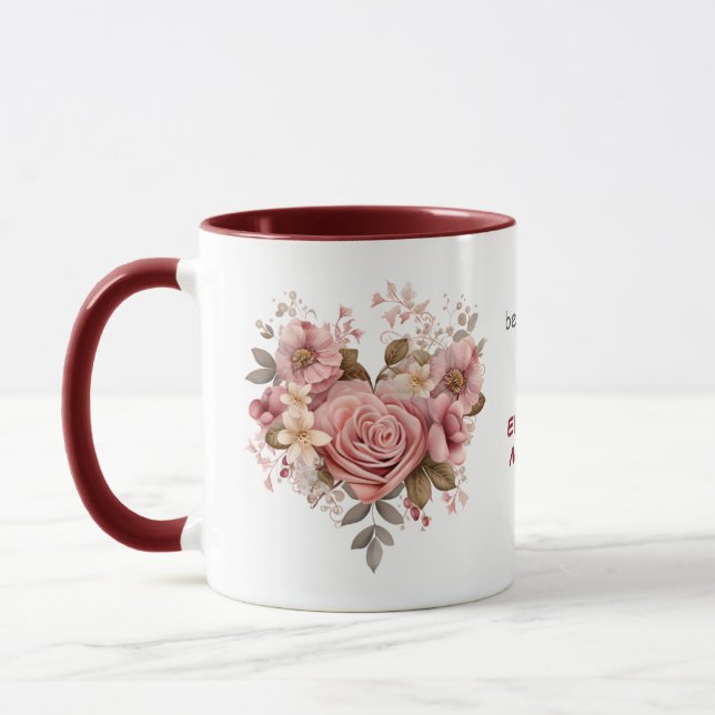 Rose Heart Love Being Called Nana Mug (Left)