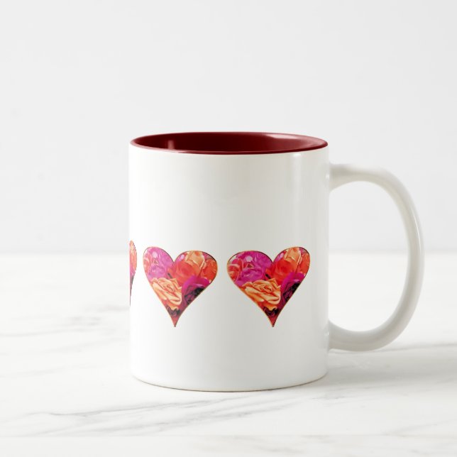 Rose Heart Mug (Right)