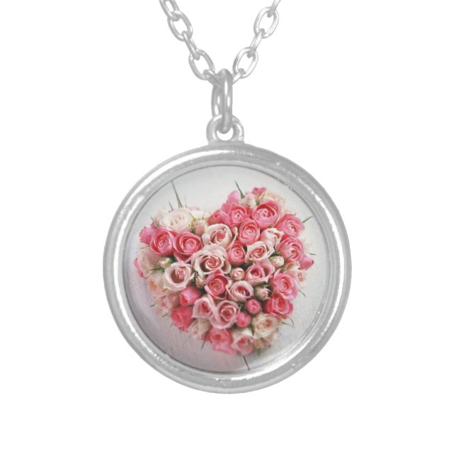 Rose Heart Necklace (Front)