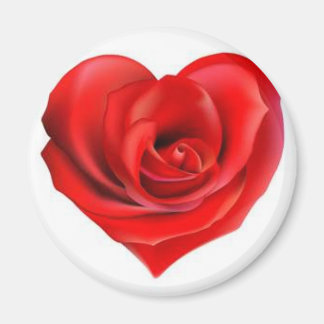 Rose Heart of Love Magnet