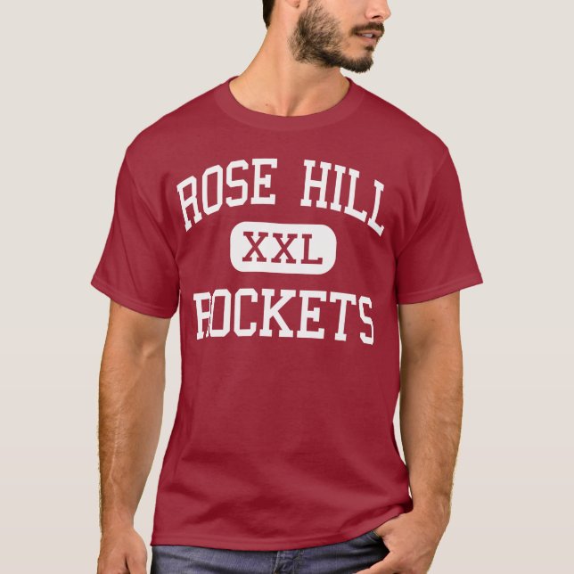 Rose Hill - Rockets - High - Rose Hill Kansas T-Shirt (Front)