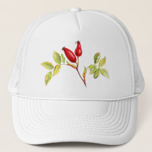 Rose hip fine art hat