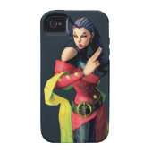 Rose Holding Up Two Fingers Case-Mate iPhone Case (Back)