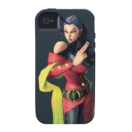 Rose Holding Up Two Fingers Case-Mate iPhone Case (Back)