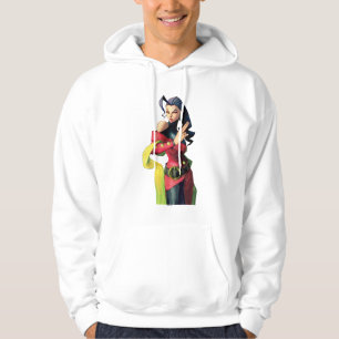 Rose Holding Up Two Fingers Hoodie