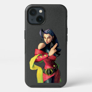 Rose Holding Up Two Fingers iPhone 13 Case