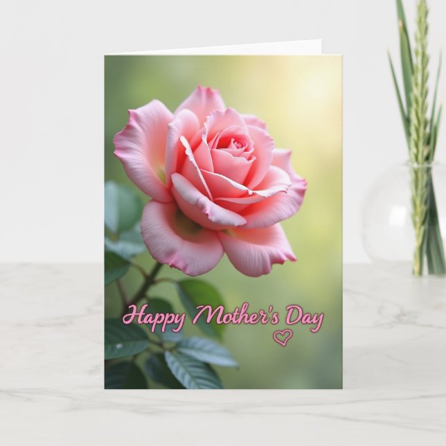 Rose Hue Mothers Day Card (Front)