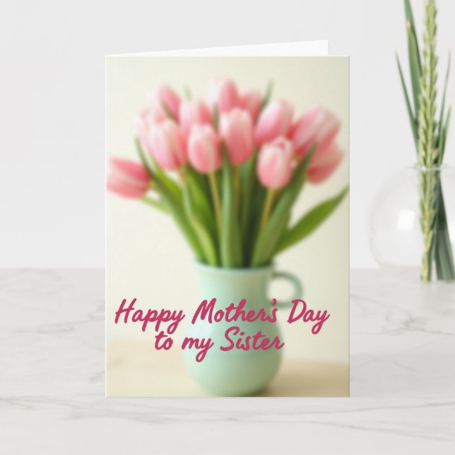 Rose Hue Mothers Day Scene Card (Front)