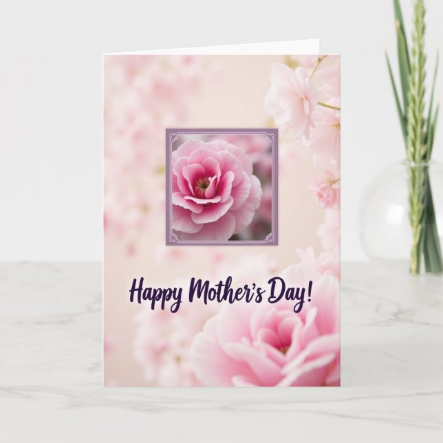 Rose Hue Mothers Day Wish Card (Front)