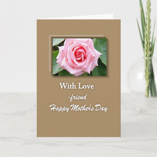 Rose Illustration Happy Day Card (Front)