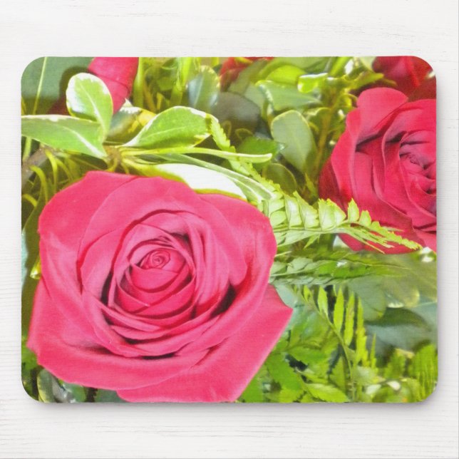 Rose in a Bouquet Mousepad (Front)