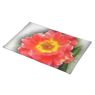 Rose in autumn cloth placemat