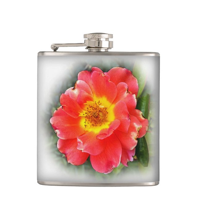 Rose in autumn flask (Front)