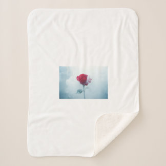 Rose in Smoke Blanket
