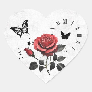 Rose, Ink & Time Scrapbook & Gift Stickers