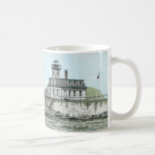 ROSE ISLAND LIGHT NEWPORT RI CLASSIC MUG