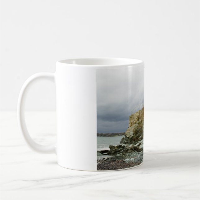 Rose Island Lighthouse Coffee Mug (Left)