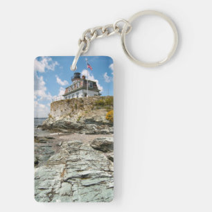 Rose Island Lighthouse, Rhode Island Keychain
