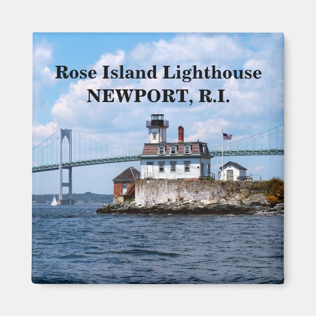 Rose Island Lighthouse, Rhode Island Magnet (Front)