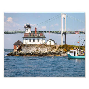 Rose Island Lighthouse, Rhode Island Photo Print