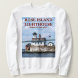Rose Island Lighthouse, Rhode Island Sweatshirt at Zazzle