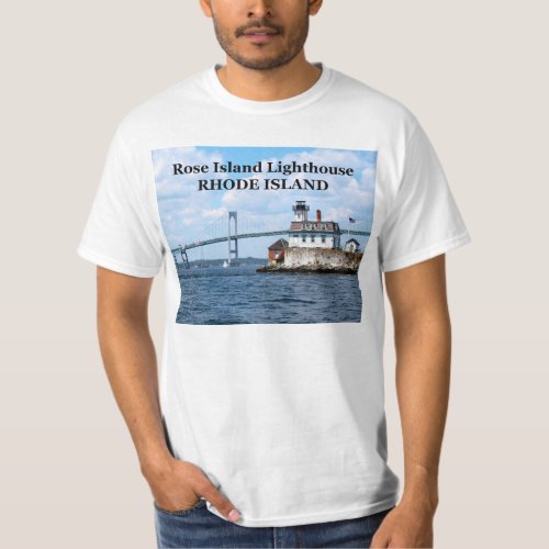 Rose Island Lighthouse Rhode Island T_Shirt
