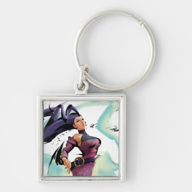 Rose Jump Keychain (Front)