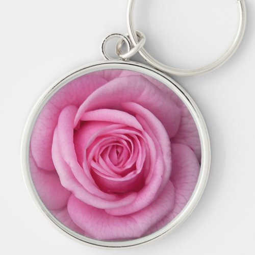 Rose Key Chains Cheeful Pink Flower Gifts