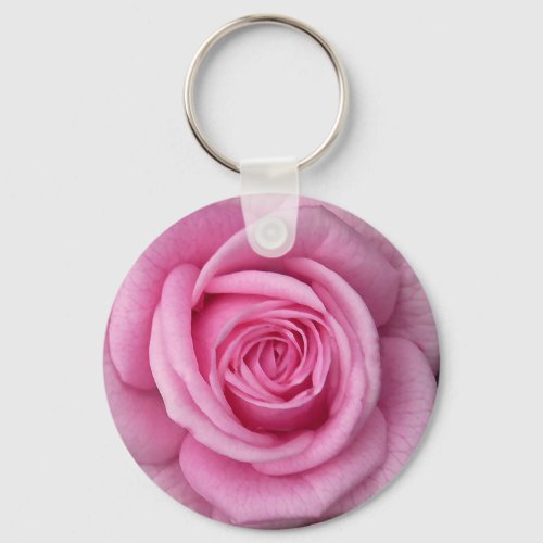 Rose Key Chains Cheerful Pink Flower Gifts