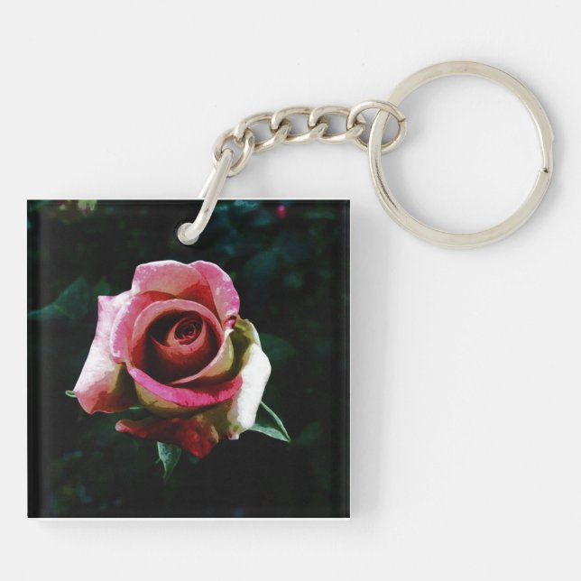 Rose Keychain (Back)