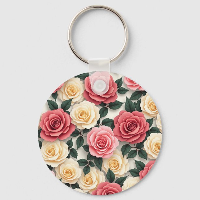 rose keychain (Front)