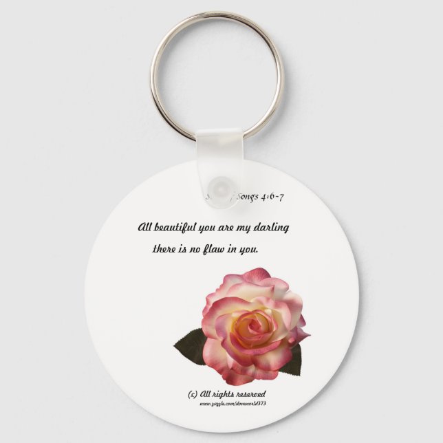 Rose Keychain (Front)