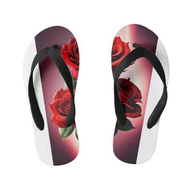 Rose  kid's flip flops (Footbed)
