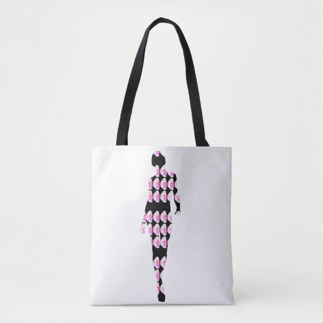 Rose Lady Tote Bag (Front)