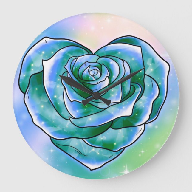 rose large clock (Front)