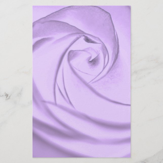 Rose -lavender.jpg stationery (Front)