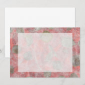 Rose leaves design in red tissue paper (Front/Back)