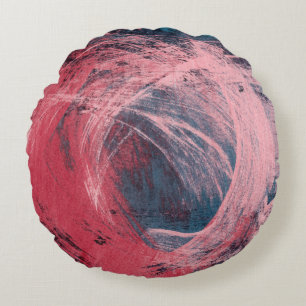 Rose Light I Round Pillow