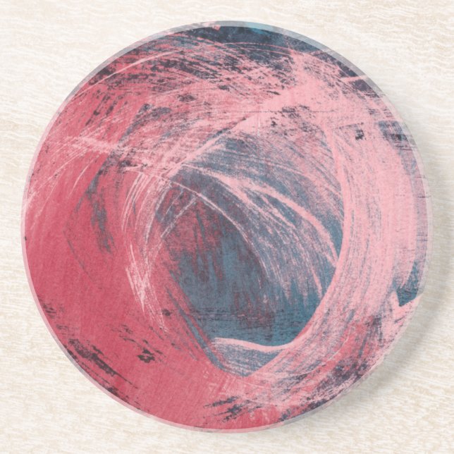 Rose Light I Sandstone Coaster (Front)