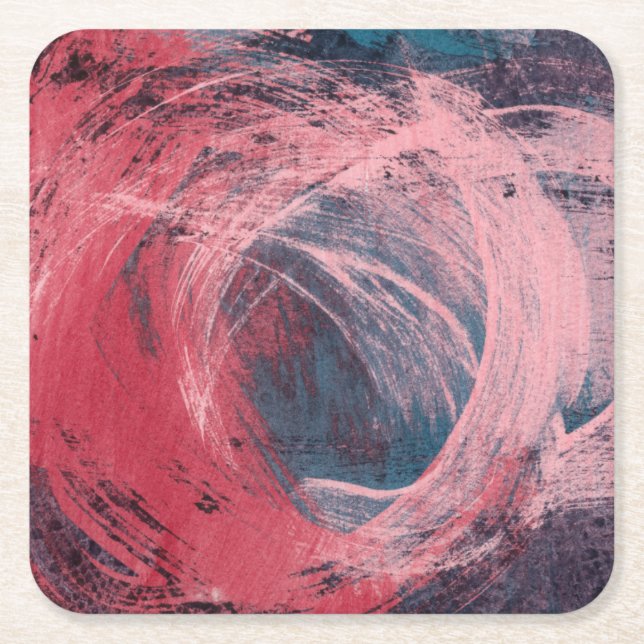 Rose Light I Square Paper Coaster (Front)