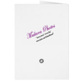 Rose & Lily Bud-customize Cards (Back)